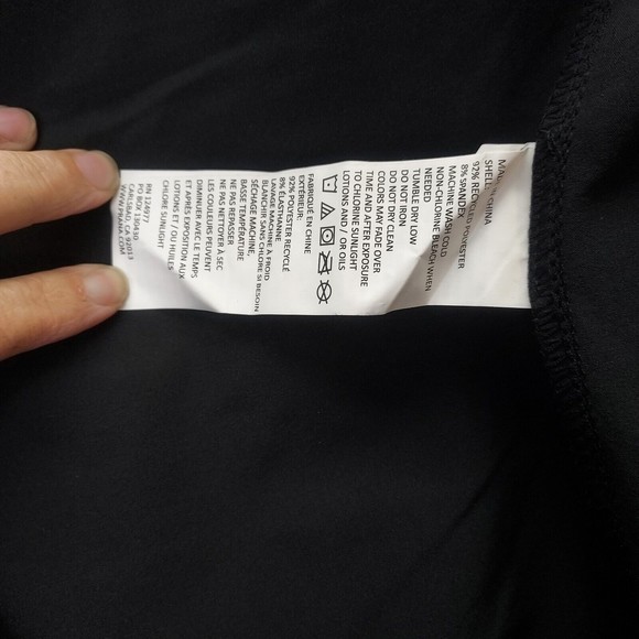 prAna Silvana Boardshorts Black Drawstring Performance Swim - Picture 12 of 16